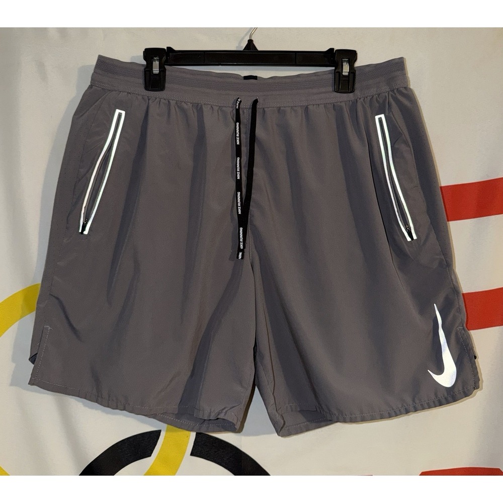 Nike Running Shorts Mens XL Gray Lined